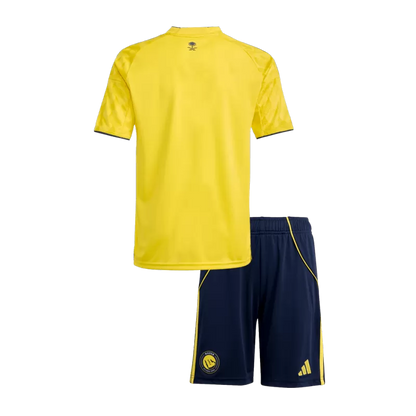 Kid's Al Nassr Home Soccer Jersey Kit(Jersey+Shorts) 2025/26