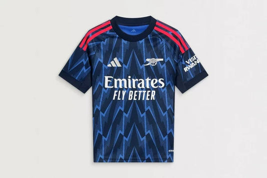Kid's Arsenal Away Soccer Jersey Kit(Jersey+Shorts) 2025/26 topsoccerjerseys.com