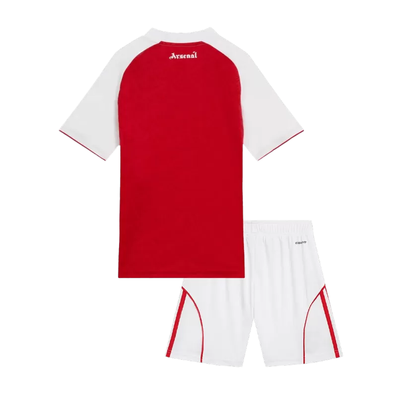 Kid's Arsenal Home Soccer Jersey Kit(Jersey+Shorts) 2025/26