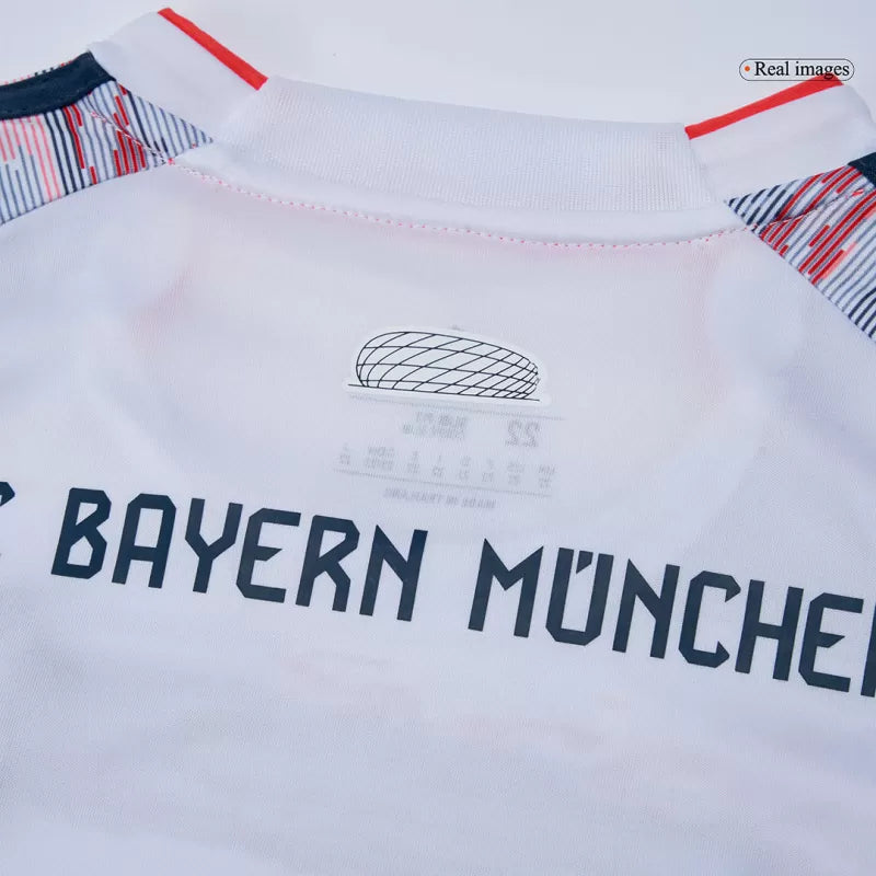 Kid's Bayern Munich Away Soccer Jersey Kit(Jersey+Shorts) 2025/26
