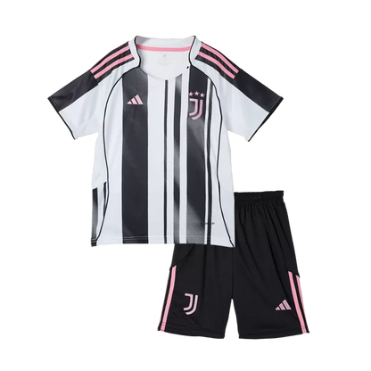 Kid's Juventus Home Soccer Jersey Kit(Jersey+Shorts) 2025/26