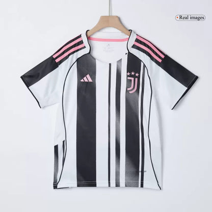 Kid's Juventus Home Soccer Jersey Kit(Jersey+Shorts) 2025/26