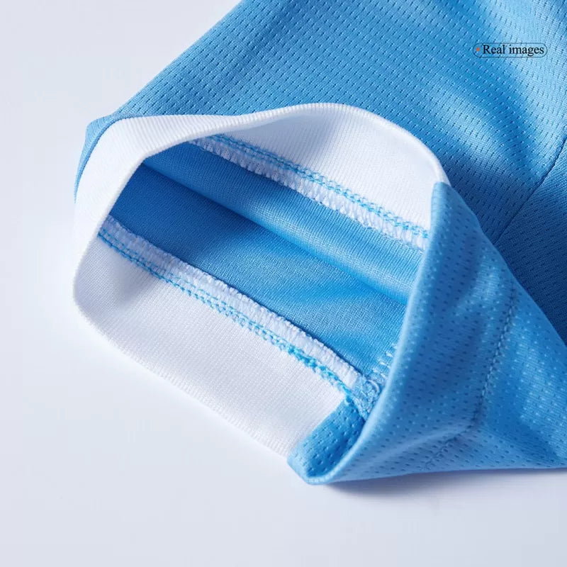 Kid's Manchester City Home Soccer Jersey Kit(Jersey+Shorts) 2025/26