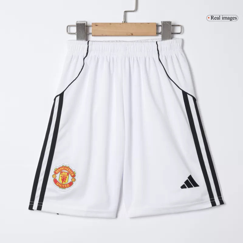 Kid's Manchester United Home Soccer Jersey Kit(Jersey+Shorts) 2025/26