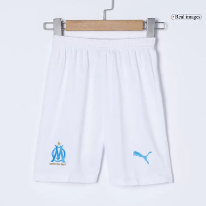 Kid's Marseille Home Soccer Jerseys Kit (Jersey+Shorts) 2025/26