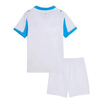 Kid's Marseille Home Soccer Jerseys Kit (Jersey+Shorts) 2025/26