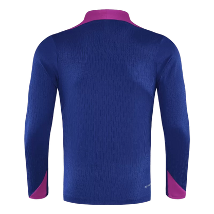 Kids Barcelona 1/4 Zip Training Kit (Jacket + Pants) 2025/26 - Navy