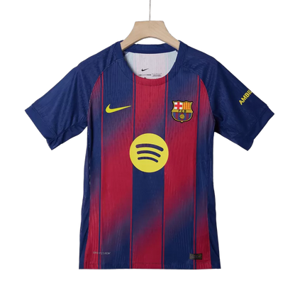Player Version LAMINE YAMAL #10 Barcelona Home Soccer Jersey 2025/26- Kopa Trophy Edition