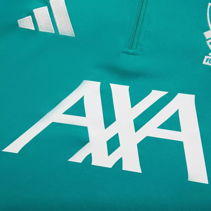 Liverpool 1/4 Zip Training Jacket Kit (Jacket+Pants) 2025/26 - Green