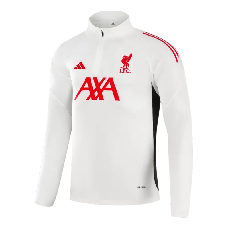 Liverpool 1/4 Zip Training Jacket Kit (Jacket+Pants) 2025/26 - White