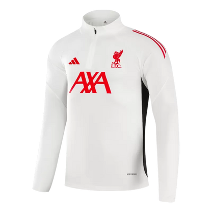 Liverpool 1/4 Zip Training Jacket Kit (Jacket+Pants) 2025/26 - White
