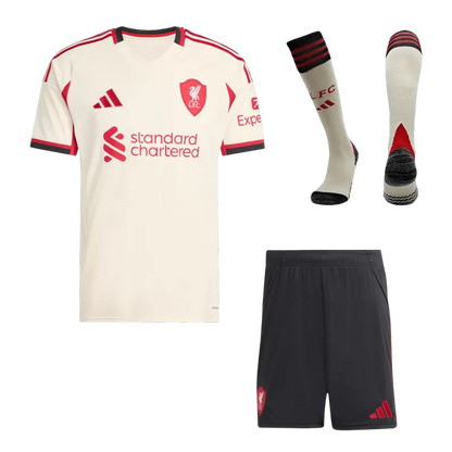 Liverpool Away Soccer Jersey Kit (Jersey+Shorts+Socks) 2025/26