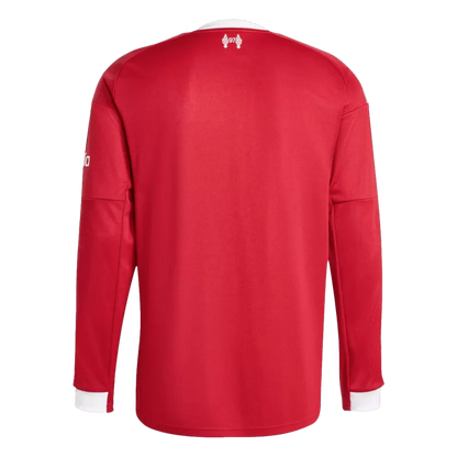 Liverpool Home Long Sleeve Soccer Jersey 2025/26