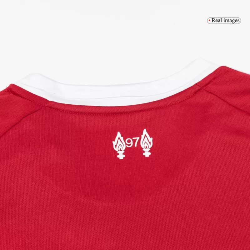 Liverpool Home Long Sleeve Soccer Jersey 2025/26