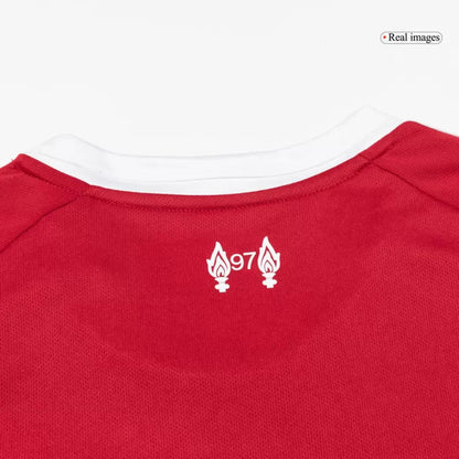 Liverpool Home Long Sleeve Soccer Jersey 2025/26