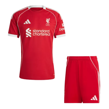 Liverpool Home Soccer Jersey Kit (Jersey+Shorts) 2025/26