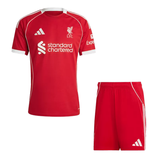 Liverpool Home Soccer Jersey Kit (Jersey+Shorts) 2025/26