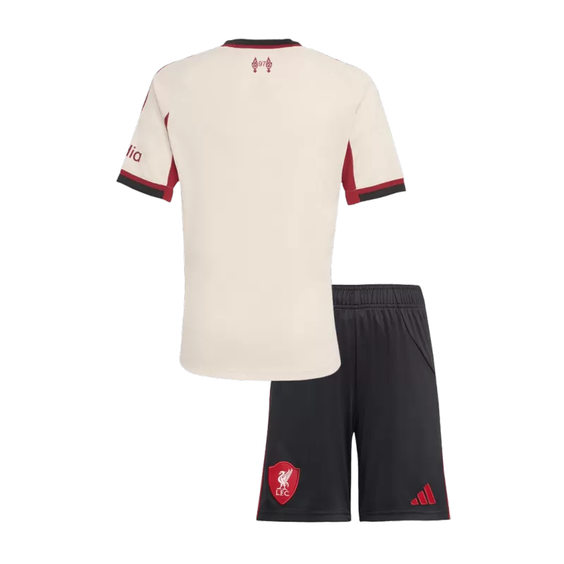Liverpool Kids Away Soccer Jersey 2025/26 (Jersey+Shorts)