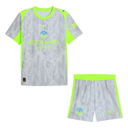 Manchester City Third Away Jersey Kit (Jersey+Shorts) 2025/26