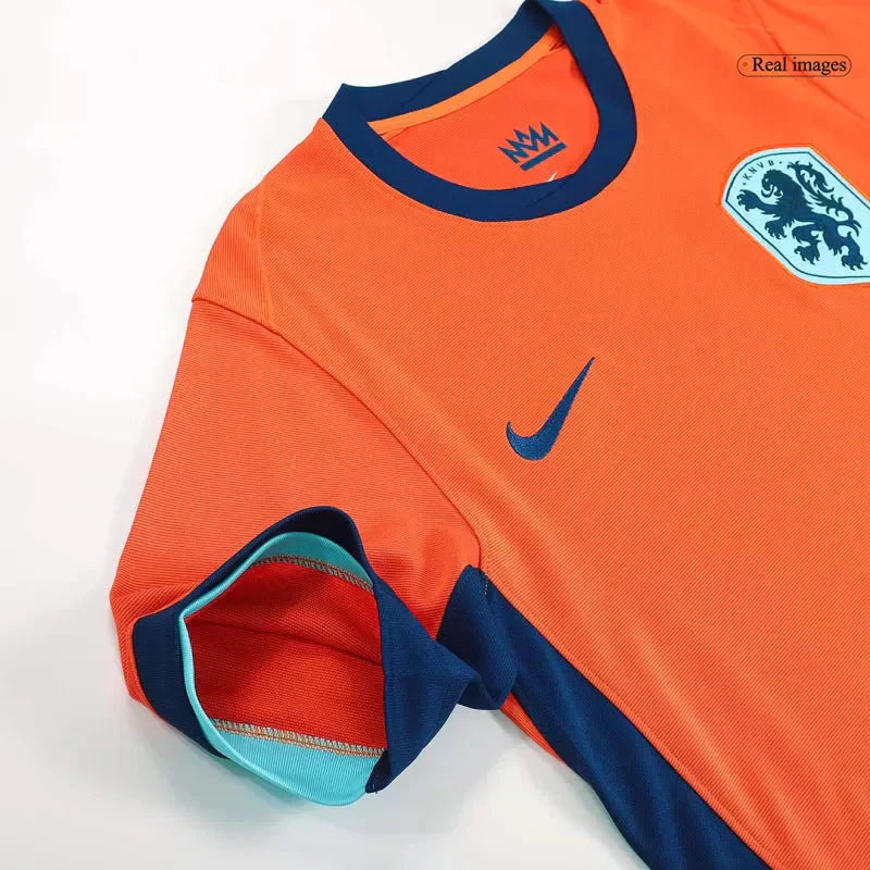 Netherlands Home Soccer Jersey 2024 EURO topsoccerjerseys.com