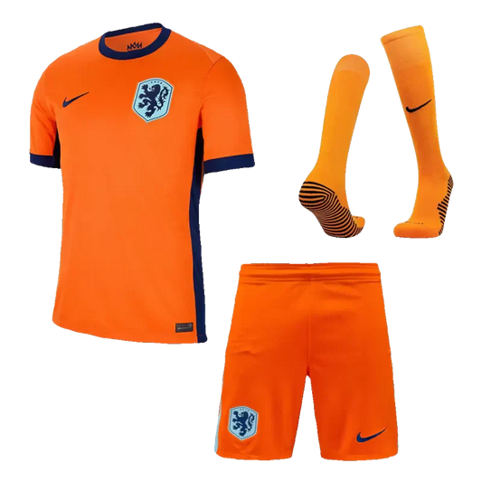 Netherlands Home Soccer Jerseys Full Kit 2024 topsoccerjerseys.com