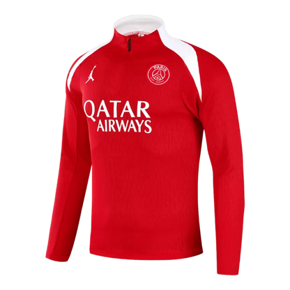 PSG 1/4 Zip Training Kit (Jacket+Pants) 2025/26 - Red