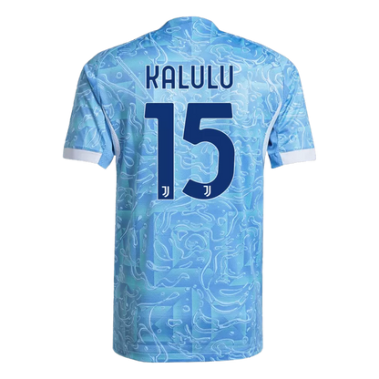 Player Version KALULU #15 Juventus Away Soccer Jersey 2025/26