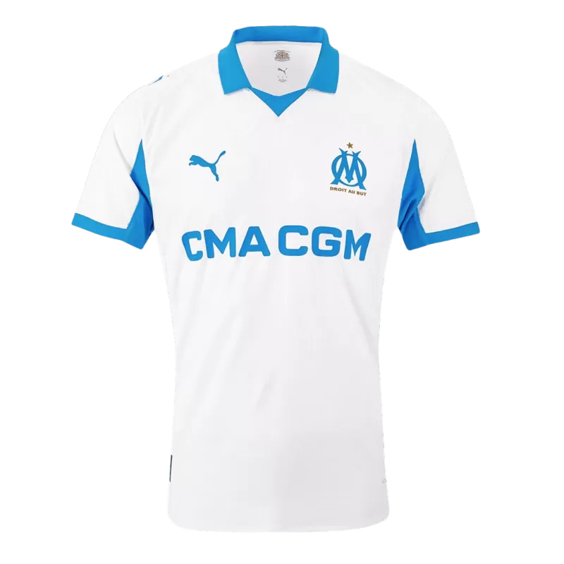 Player Version Marseille Home Soccer Jersey 2025/26