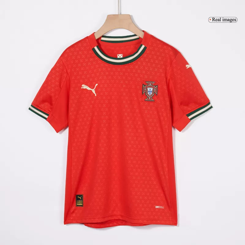 Portugal Home Soccer Jerseys Kids Kit 2025 topsoccerjerseys.com