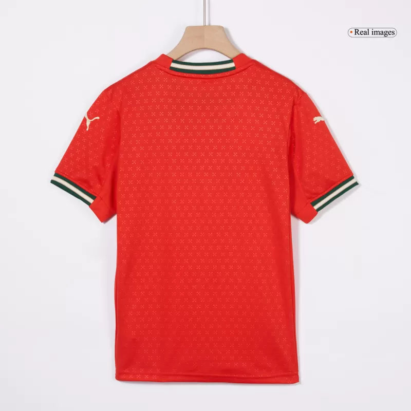 Portugal Home Soccer Jerseys Kids Kit 2025 topsoccerjerseys.com