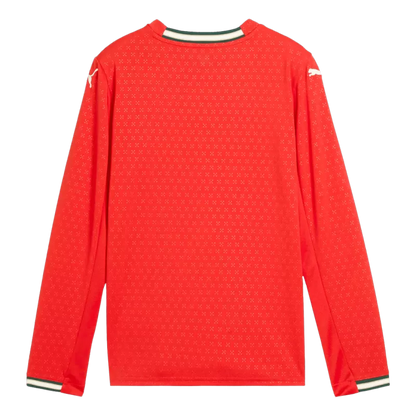 Portugal Home Long Sleeve Soccer Jersey 2025