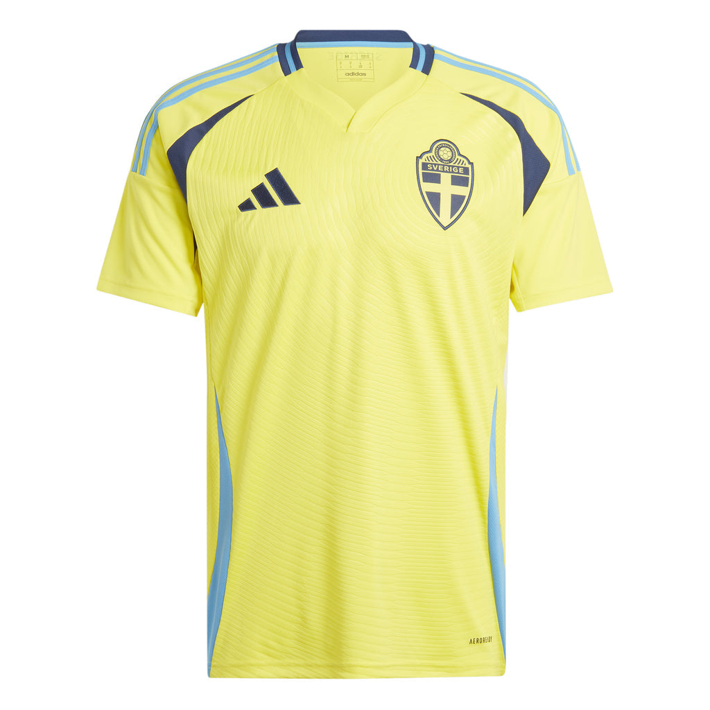 Sweden Home Soccer Jersey Euro 2024/25 topsoccerjerseys.com