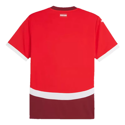 Switzerland Home Soccer Jersey Euro 2024 topsoccerjerseys.com