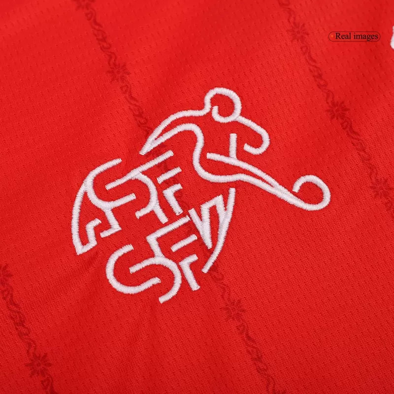 Switzerland Home Soccer Jersey Euro 2024 topsoccerjerseys.com