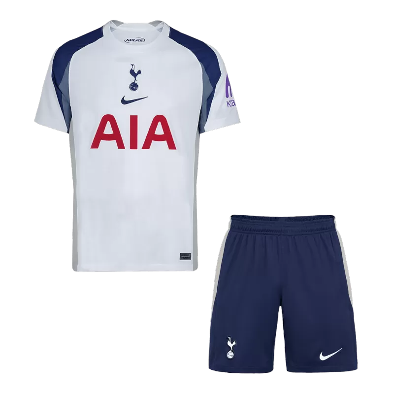 Tottenham Hotspur Kids Home Soccer Jersey 2025/26 (Jersey+Shorts)