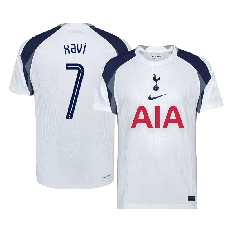 XAVI #7 Player Version Tottenham Hotspur Home Soccer Jersey 2025/26 - UCL
