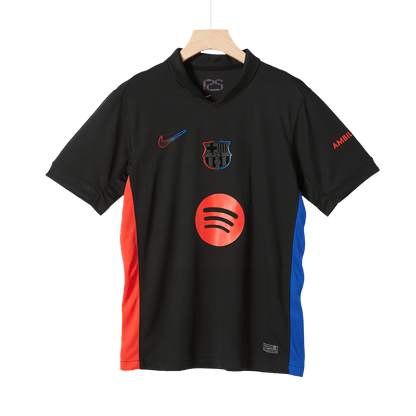 Barcelona Away  Soccer Jersey 2024/25 - Spotify Logo Without Text Top Soccer Jerseys Store