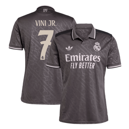 VINI JR. #7 Real Madrid Third Away  Soccer Jersey 2024/25 Top Soccer Jerseys Store