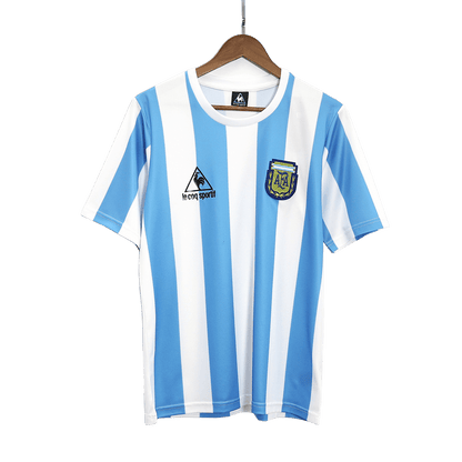 Argentina Home Retro Soccer Jersey 1986