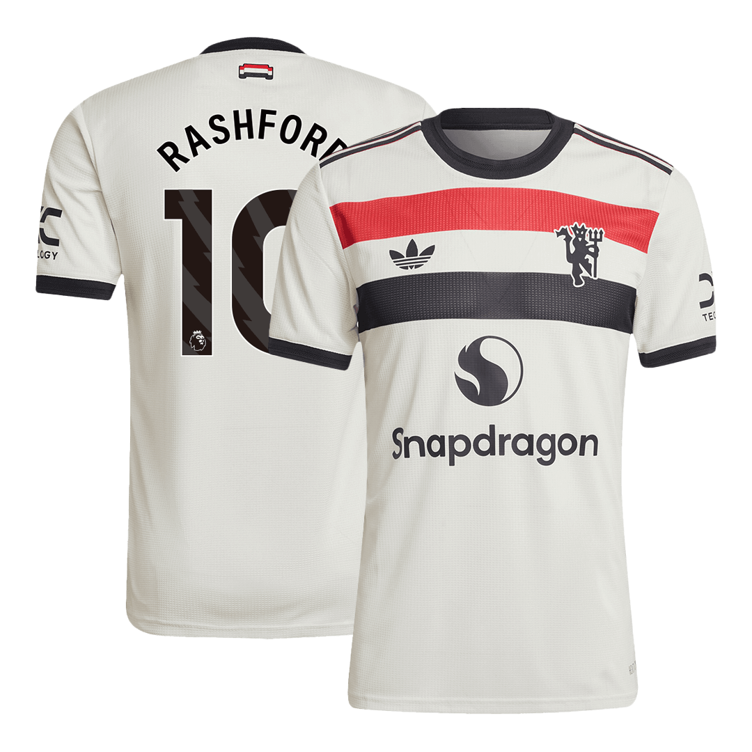 Player Version RASHFORD #10 Manchester United Third Away  Soccer Jersey 2024/25 Top Soccer Jerseys Store