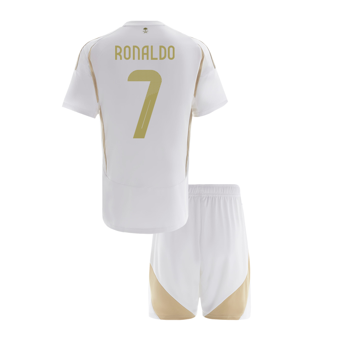 Kid's RONALDO #7 Al Nassr Third Away  Soccer Jersey Kit(Jersey+Shorts) 2024/25 - ACL Top Soccer Jerseys Store
