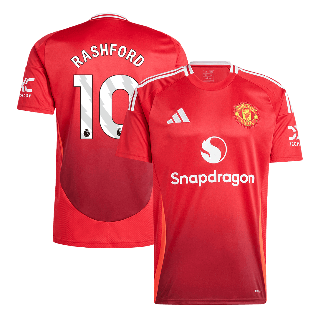 RASHFORD #10 Manchester United Home  Soccer Jersey 2024/25 Top Soccer Jerseys Store
