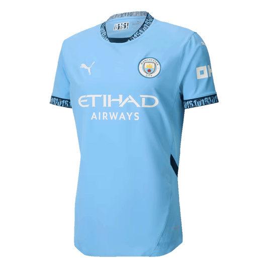 Player Version Manchester City Home  Soccer Jersey 2024/25 Top Soccer Jerseys Store