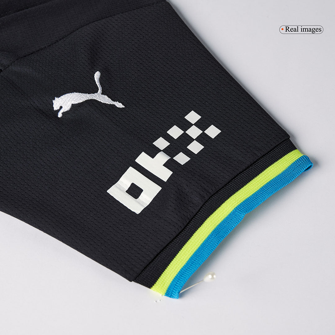 Kid's Manchester City Away  Soccer Jersey Kit(Jersey+Shorts+Socks) 2024/25 Top Soccer Jerseys Store