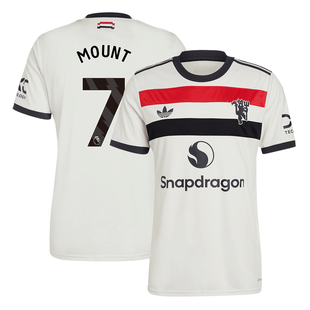 MOUNT #7 Manchester United Third Away  Soccer Jersey 2024/25 Top Soccer Jerseys Store