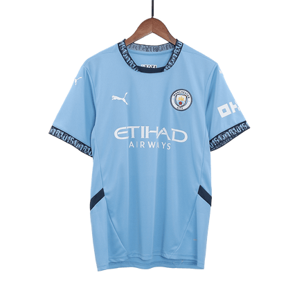 Manchester City Home  Soccer Jersey Kit(Jersey+Shorts) 2024/25 Top Soccer Jerseys Store