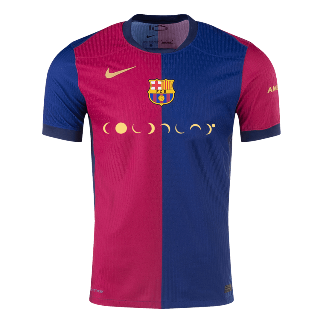 Player Version Barcelona Home  Soccer Jersey 2024/25 - COLDPLAY Top Soccer Jerseys Store