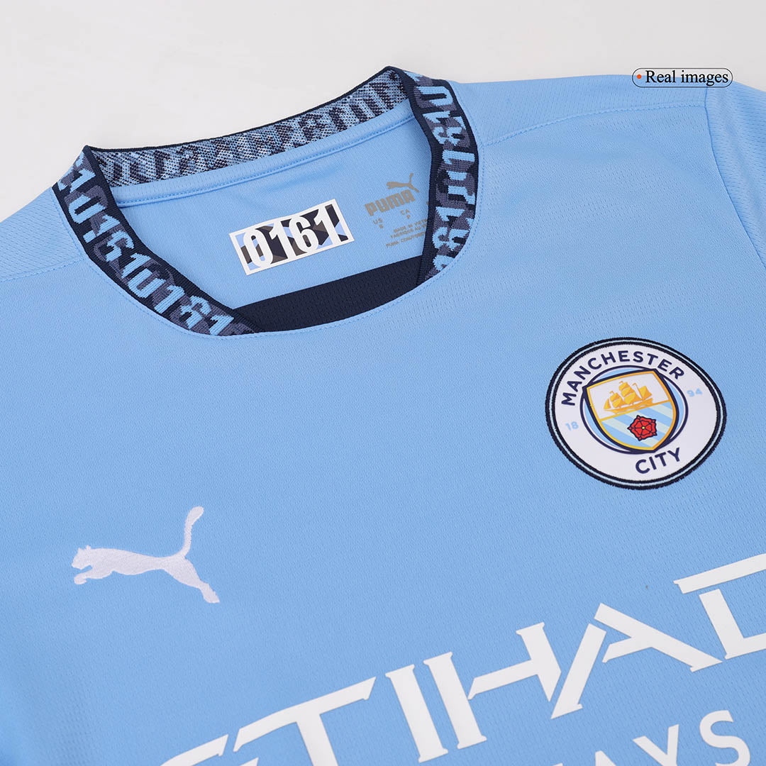 CHAMPIONS #24 Manchester City Home  Soccer Jersey 2024/25 Top Soccer Jerseys Store