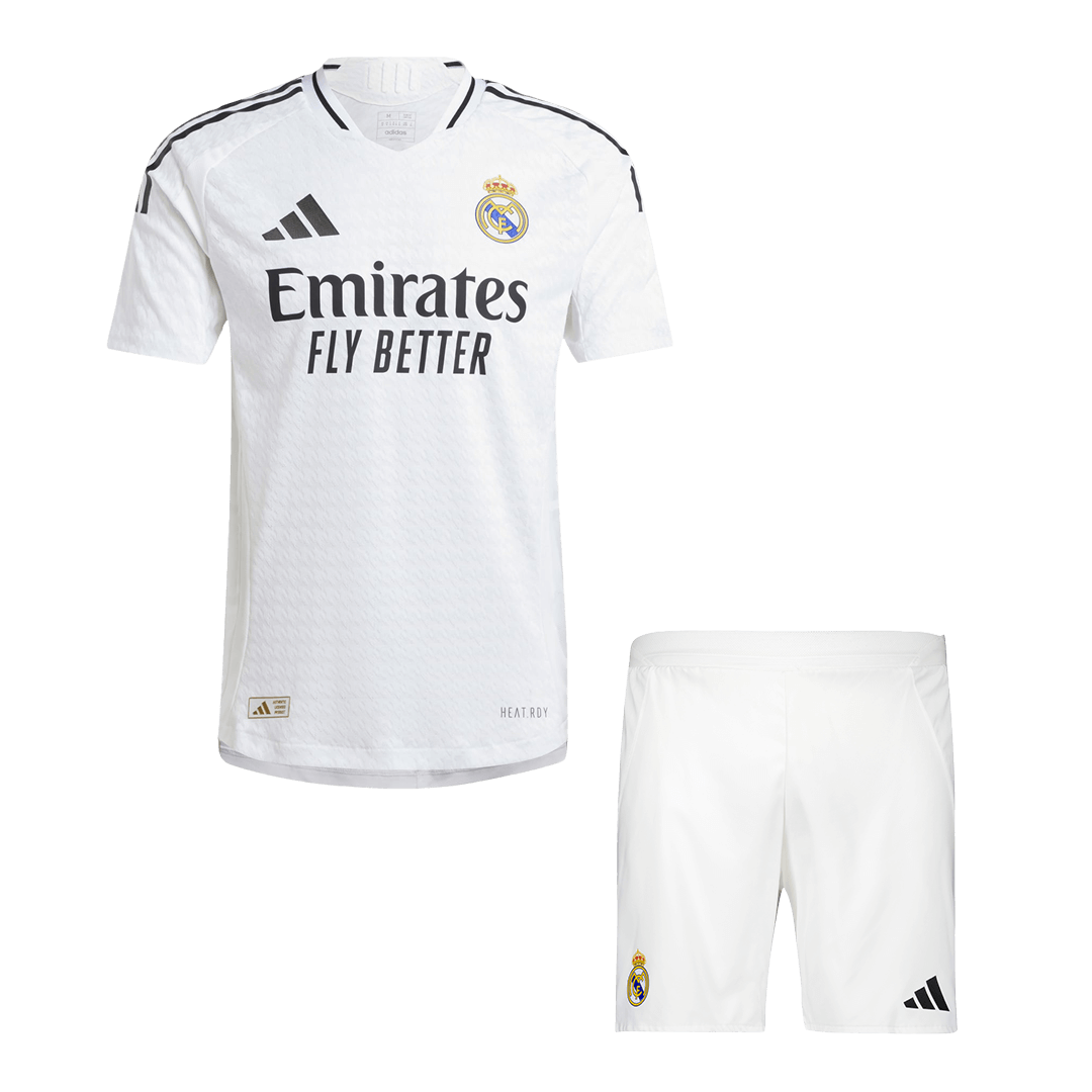 Player Version Real Madrid Home  Soccer Jersey Kit(Jersey+Shorts) 2024/25 Top Soccer Jerseys Store