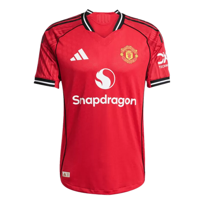 Player Version Manchester United Home Soccer Jersey 2025/26
